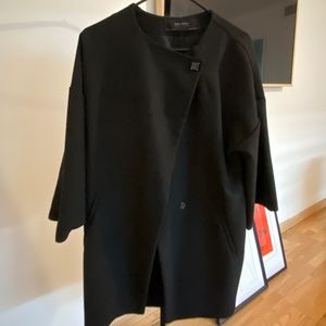 Zara Black Mid Coat S